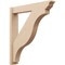 Ekena Millwork 6-in W x 34-in D x 38-in H Funston Trad Rough Cedar Woodgrain TimberThane Outlooker, Primed Tan OUTUR060X34X38FST04RCPR - alternate 1